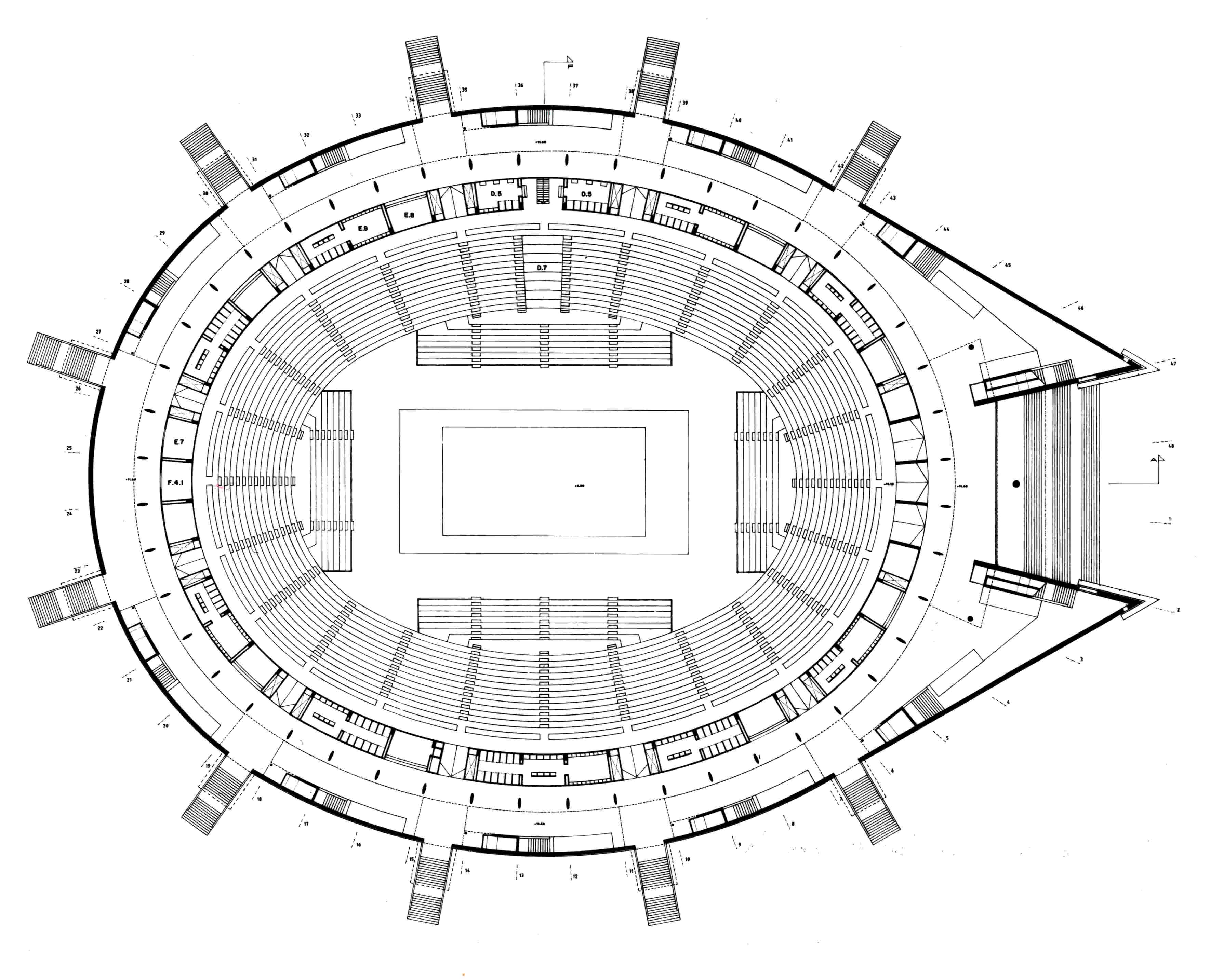 Stadium Floor Plan Design